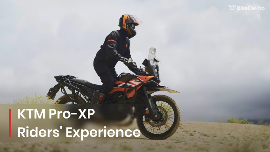 Kiran Kumar KTM Pro-XP experience Kiran Kumar KTM Pro-XP experience