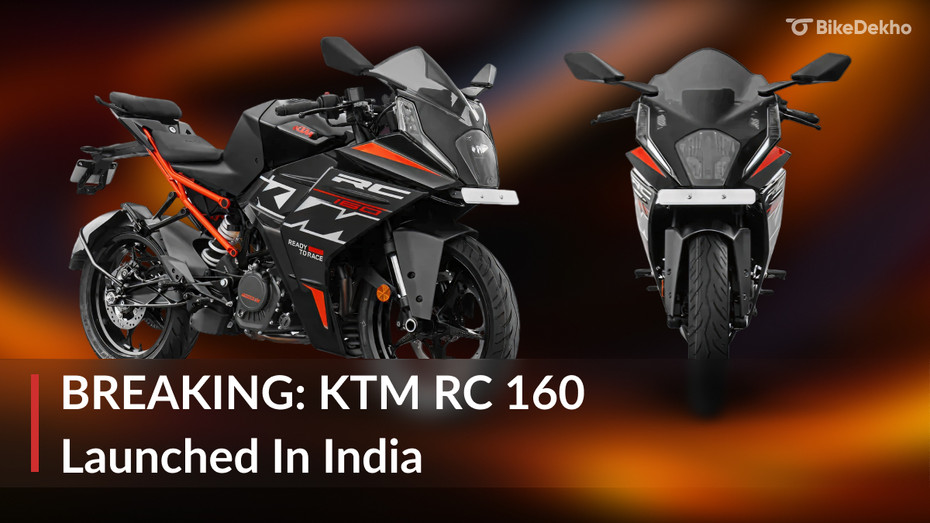 KTM RC 160 Launched In India
