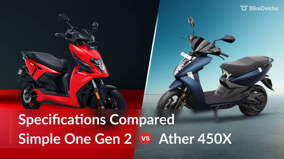Simple One Gen 2 vs Ather 450X Simple One Gen 2 vs Ather 450X