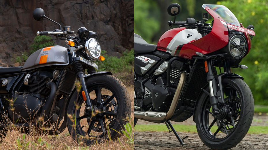Continental GT 650 vs Thruxton 400