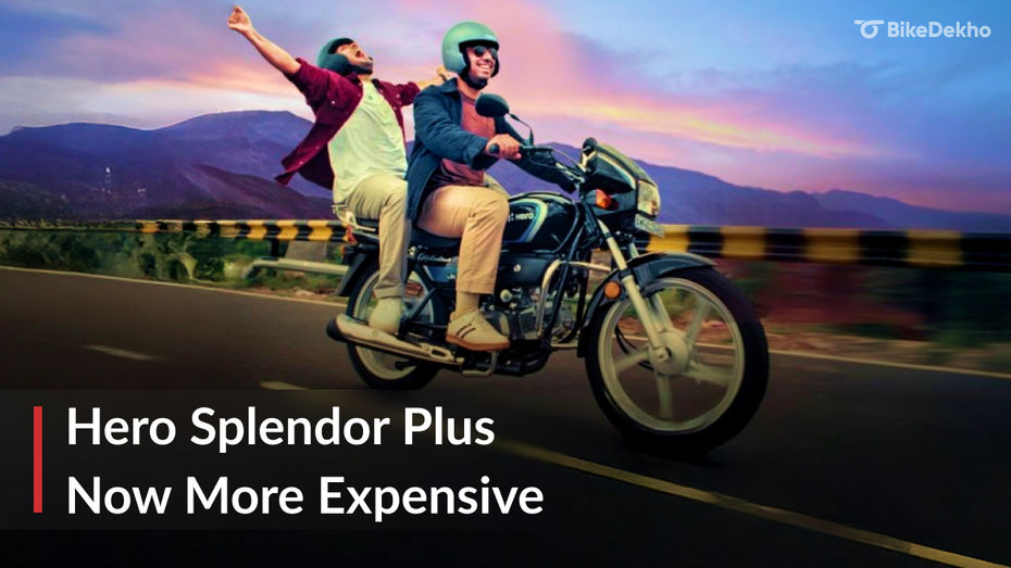 Hero Splendor Plus Price Increased
