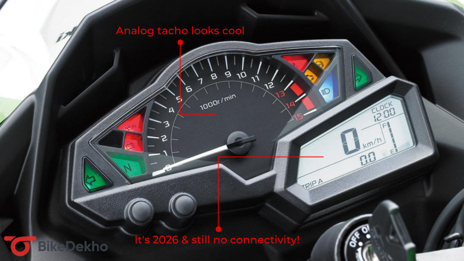2026 Kawasaki Ninja 300 Instrument Console 2026 Kawasaki Ninja 300 Instrument Console
