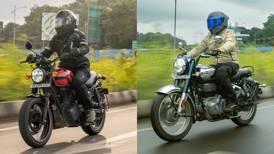 Royal Enfield Hunter 350 vs Classic 350 Royal Enfield Hunter 350 vs Classic 350