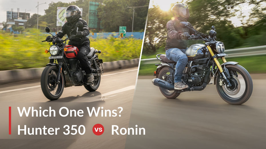 Royal Enfield Hunter 350 vs TVS Ronin: Price, Features, Engine & Verdict Royal Enfield Hunter 350 vs TVS Ronin: Price, Features, Engine & Verdict