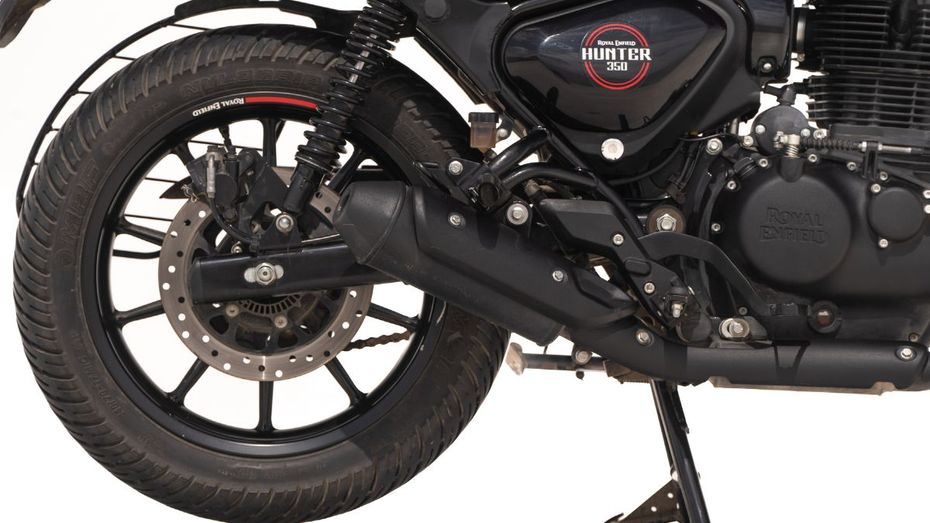 Royal Enfield Hunter 350 Engine and exhaust