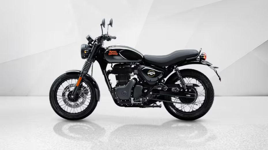 Royal Enfield Hunter 350 Side Profile Retro Variant