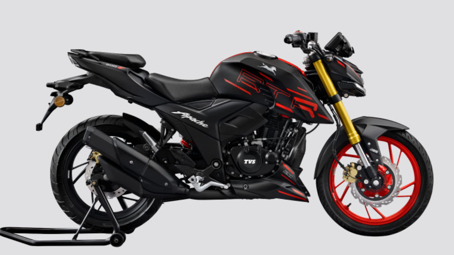 TVS Apache RTR 200 4V Side Profile TVS Apache RTR 200 4V Side Profile