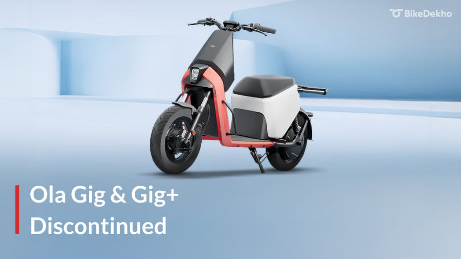 Ola Gig Electric Scooter Range Silently Discontinued