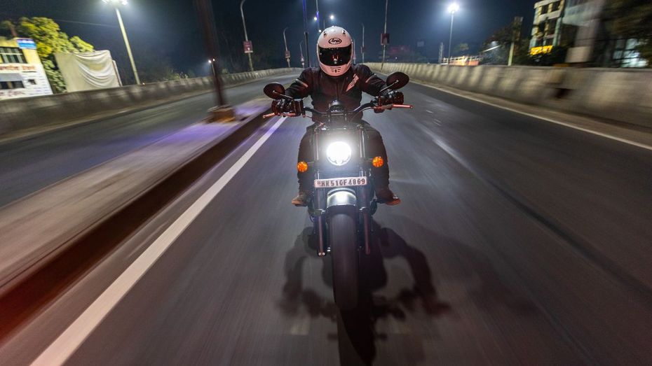 Indian Chief Dark Horse headlight