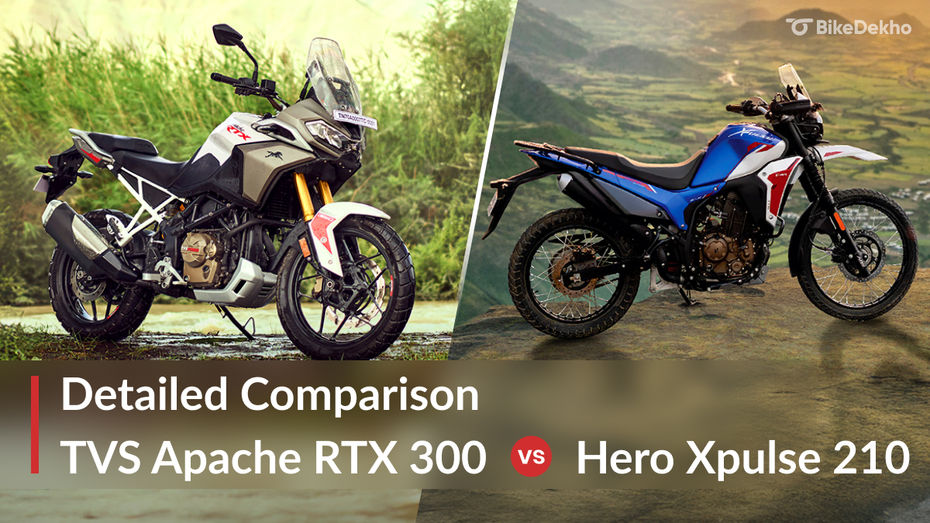 TVS APACHE RTX 300 VS HERO XPULSE 210