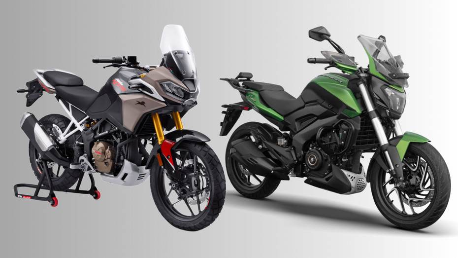 TVS Apache RTX 300 VS Bajaj Dominar 400 TVS Apache RTX 300 VS Bajaj Dominar 400