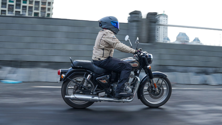 RE Bullet 350 ride