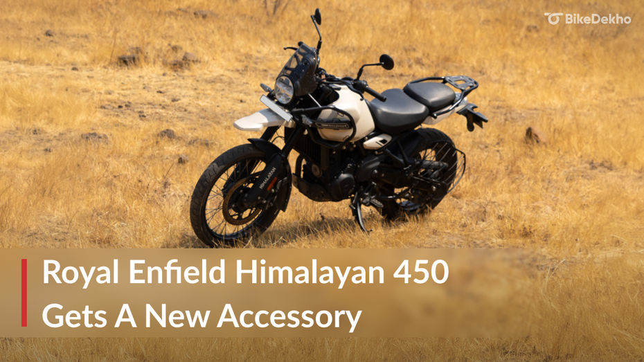Royal Enfield Himalayan 450 Gets A New Accessory: Should Make It Easier To Park... Royal Enfield Himalayan 450 Gets A New Accessory: Should Make It Easier To Park...