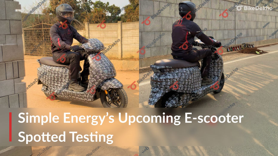 Simple Energy Upcoming E-scooter Spotted Testing Simple Energy Upcoming E-scooter Spotted Testing