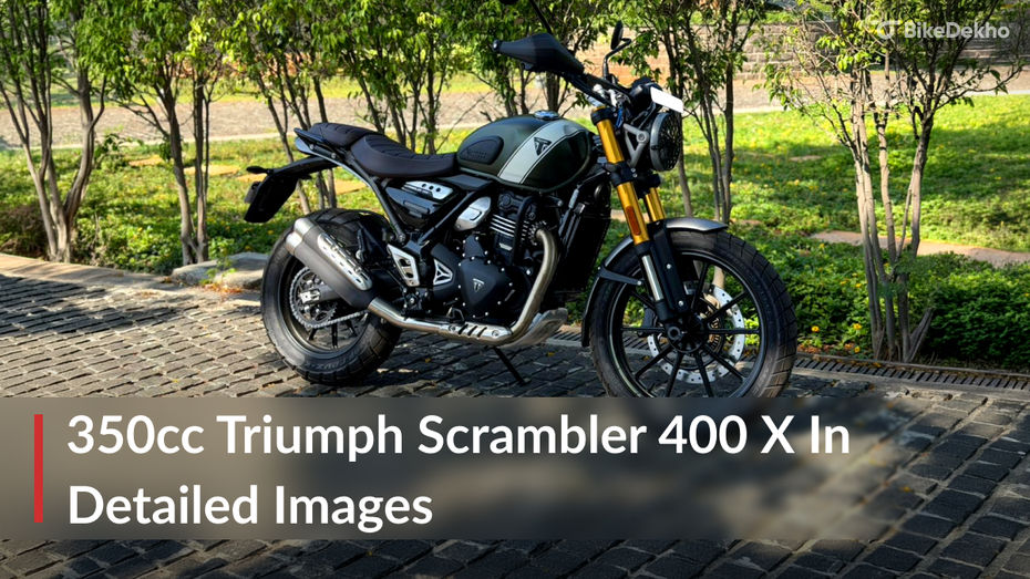 350cc Triumph Scrambler 400 X In Detailed Real Life Images