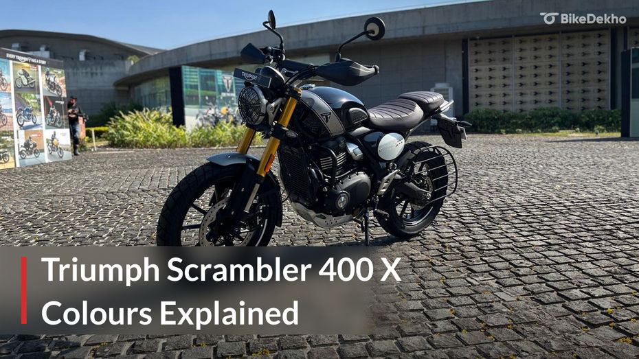 Triumph Scrambler 400 X Colours Explained