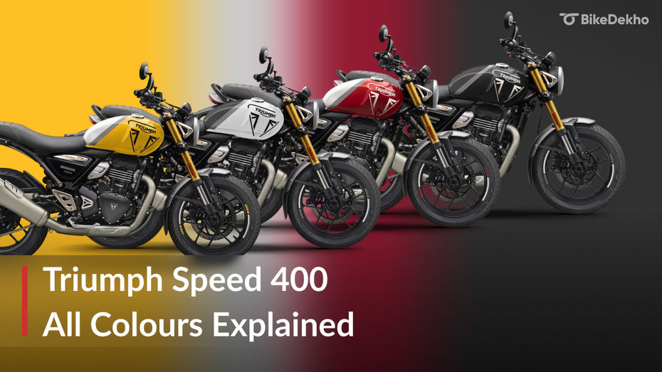 350cc Triumph Speed 400 Colours Explained