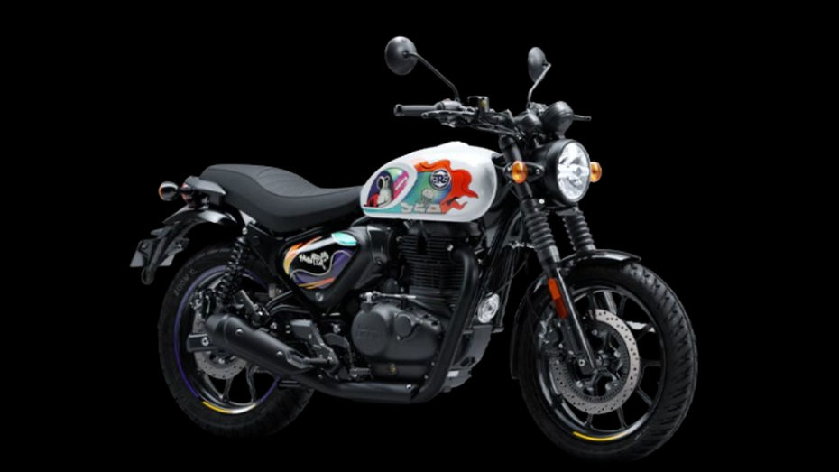 Royal Enfield Hunter 350 Moonshot White