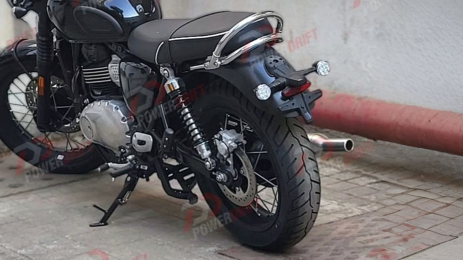 Triumph Bonneville 400 Spotted In India Triumph Bonneville 400 Spotted In India