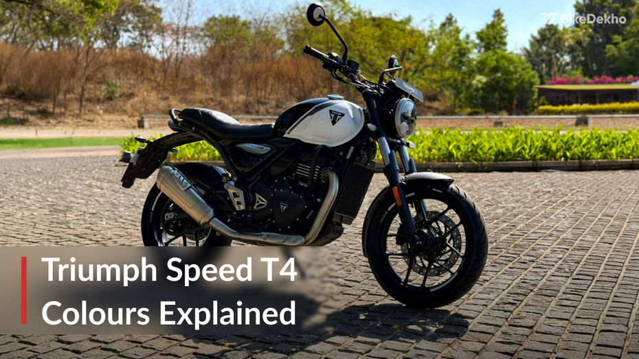 Triumph Speed T4 Colours Explained