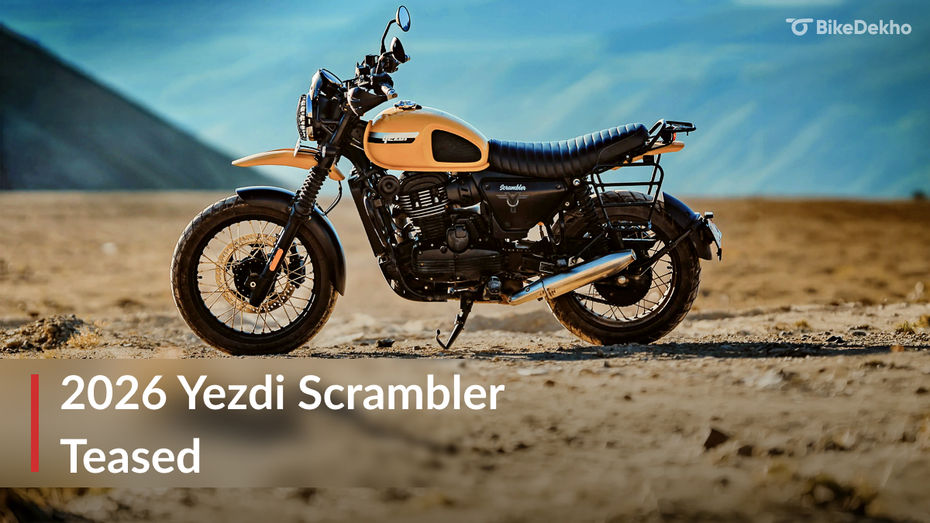 Yezdi scrambler teased