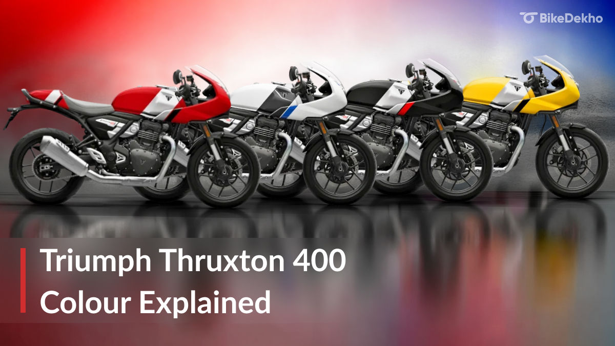 350cc Triumph Thruxton 400: All Colours Explained | BikeDekho