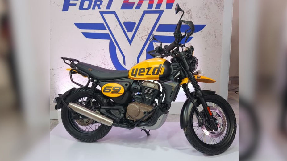 Yezdi Scrambler Yellow Yezdi Scrambler Yellow