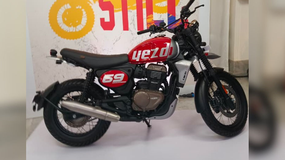 Yezdi Scrambler Red Yezdi Scrambler Red