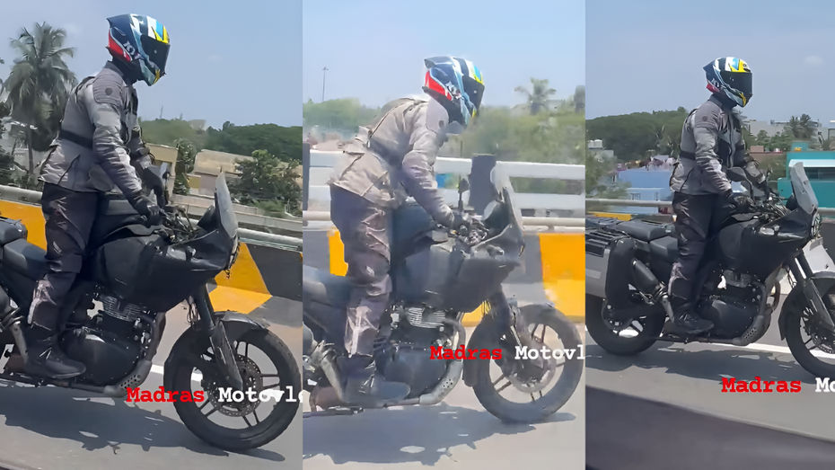 RE Himalayan 750 Spotted Testing RE Himalayan 750 Spotted Testing
