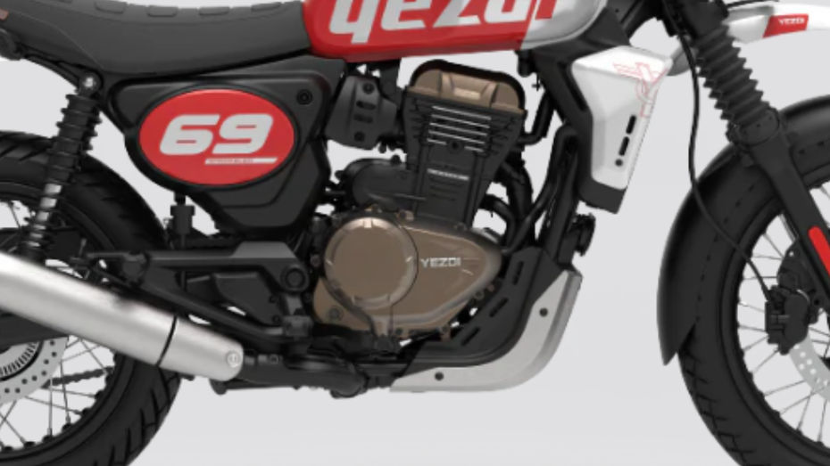 2026 Yezdi Scrambler 350 Engine