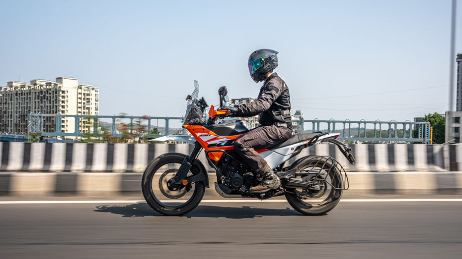 KTM 390 Adventure Riding Shot 