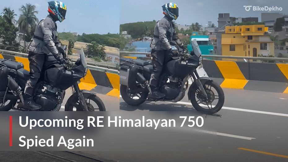 Upcoming Royal Enfield Himalayan 750 Spied Again