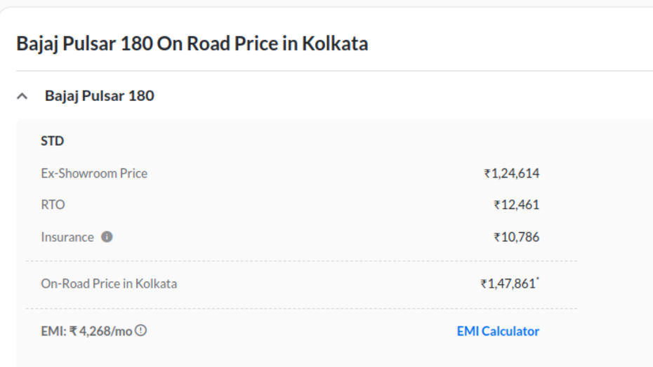 Bajaj Pulsar 180 Bajaj Pulsar 180