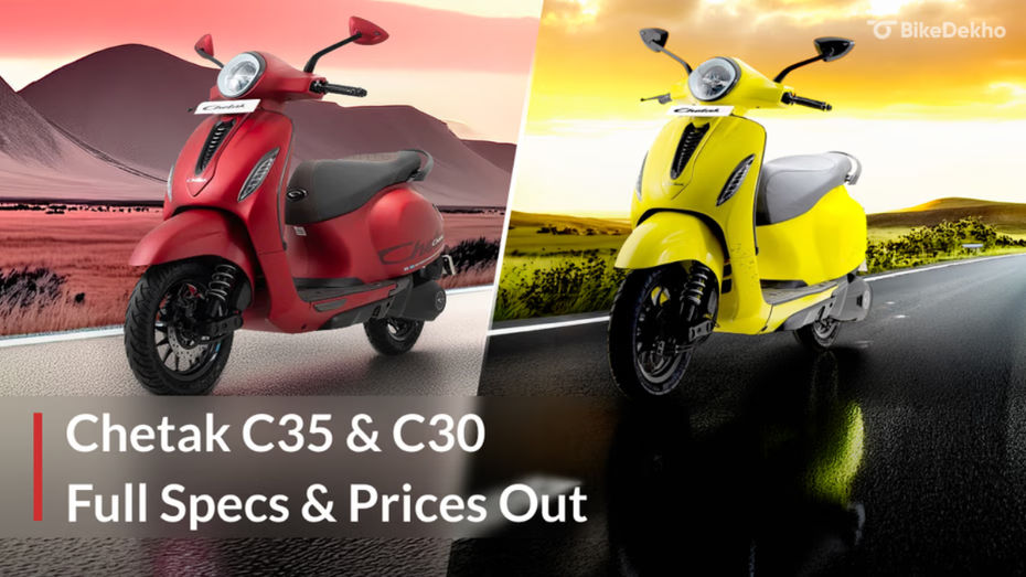 Chetak 30 & 35 Series Price and Specs
