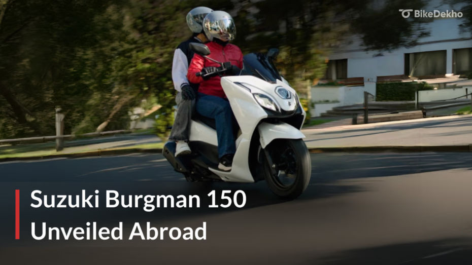 Suzuki Burgman 150 Unveiled Overseas