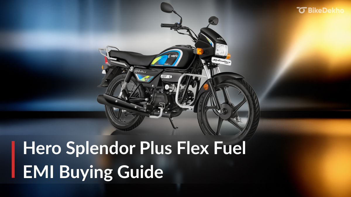 Splendor Plus Flex Fuel Color Options EMI Buying Guide For The Hero Splendor Plus Flex Fuel | BikeDekho