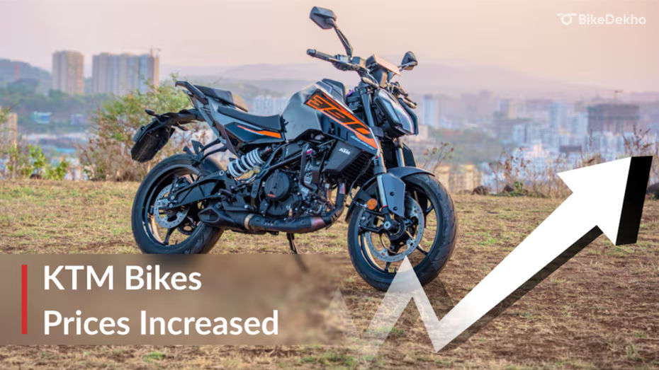 KTM Bikes Price Hiked KTM Bikes Price Hiked