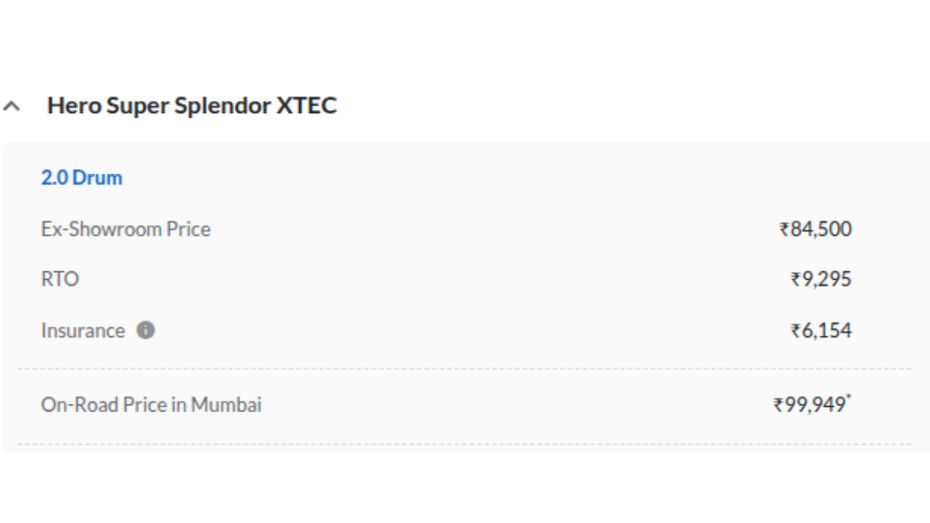 Hero Super Splendor Xtec 2.0