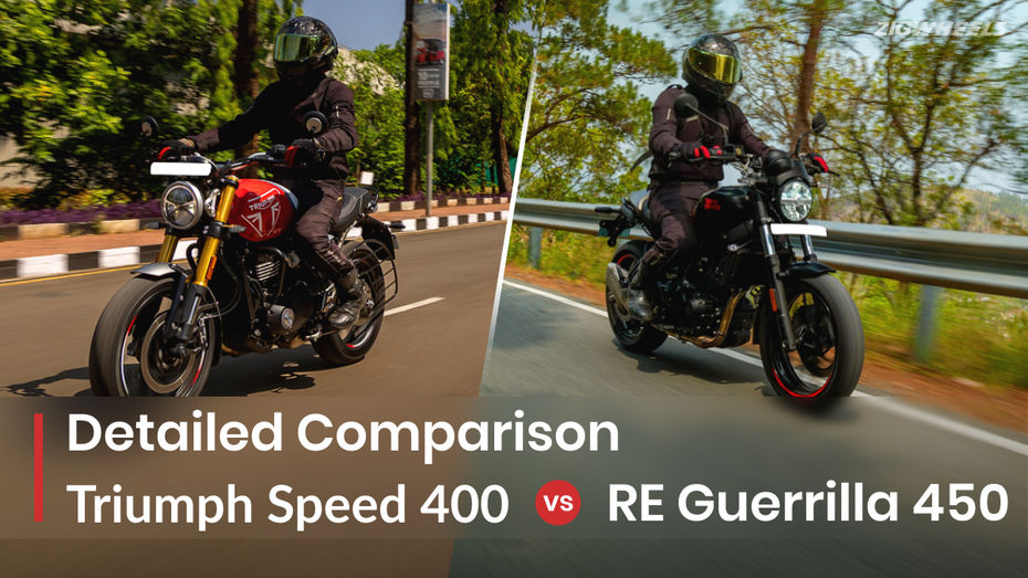 Triumph Speed 400 vs Royal Enfield Guerrilla 450 Triumph Speed 400 vs Royal Enfield Guerrilla 450