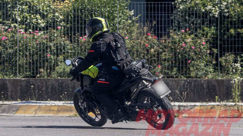 New Moto Guzzi 457cc Parallel-Twin Bike Spotted Testing Again