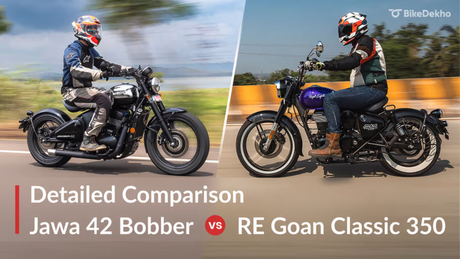 Jawa 42 Bobber vs Royal Enfield Goan Classic 350: Detailed Comparison Jawa 42 Bobber vs Royal Enfield Goan Classic 350: Detailed Comparison