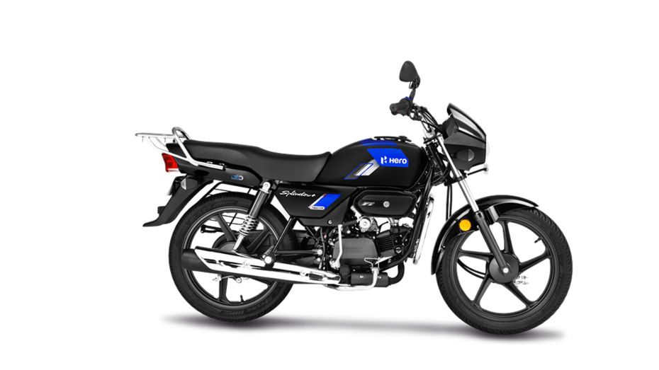 Hero Splendor Plus Xtec Black Sparking Blue Colour