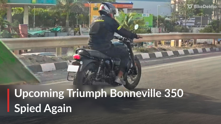 Upcoming Triumph Bonneville 350 Spied Again Upcoming Triumph Bonneville 350 Spied Again