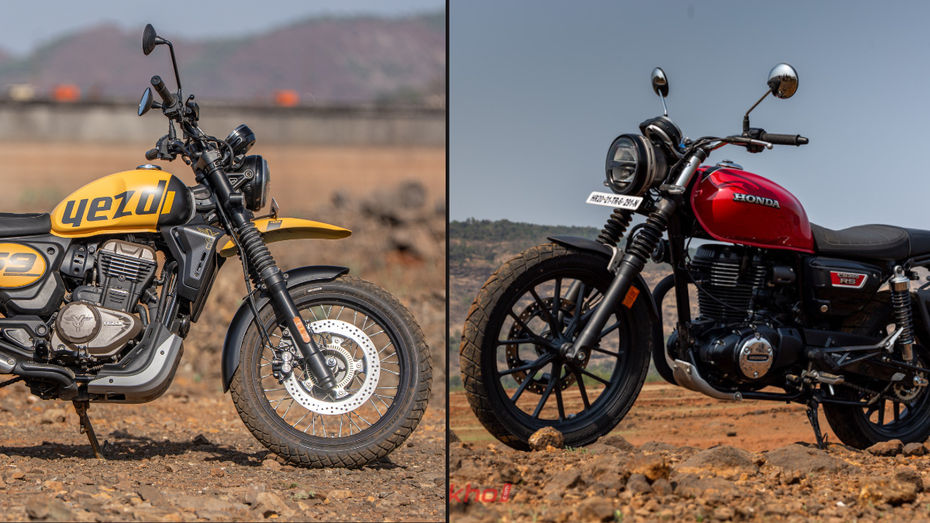 Yezdi Scrambler and the Honda CB350 RS