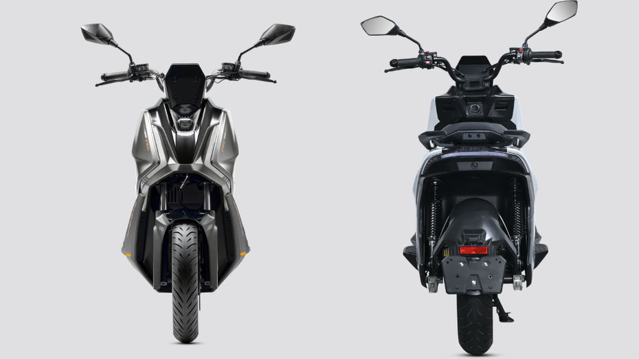 Keeway Hypevolt-R Front & Rear Profile Keeway Hypevolt-R Front & Rear Profile