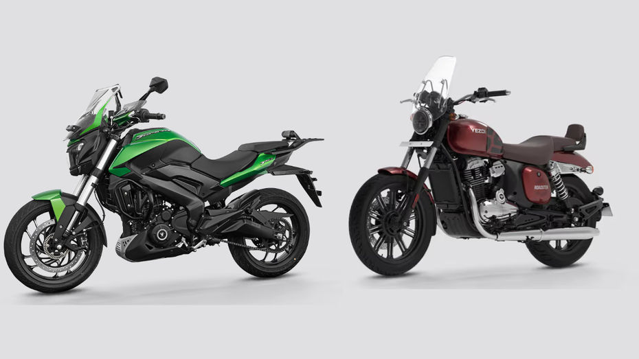 Bajaj Dominar 400 & Yezdi Roadster Bajaj Dominar 400 & Yezdi Roadster