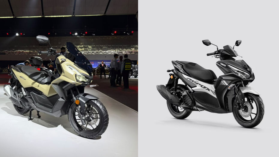 Honda ADV160 vs Yamaha Aerox 155 Honda ADV160 vs Yamaha Aerox 155