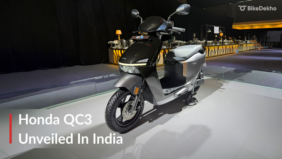 Honda QC3 Electric Scooter Unveiled In India Honda QC3 Electric Scooter Unveiled In IndiaHonda QC3 Electric Scooter Unveiled In India