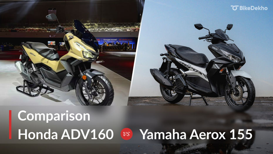 Honda ADV160 vs Yamaha Aerox 155 Honda ADV160 vs Yamaha Aerox 155