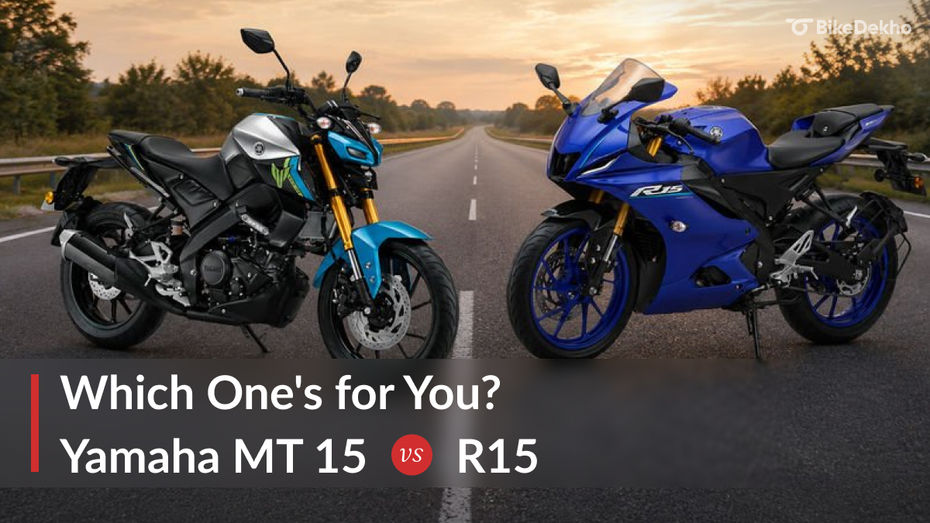 Yamaha MT 15 vs R15